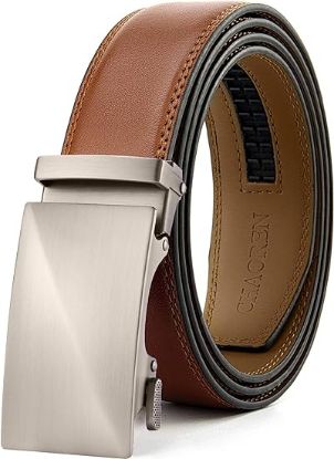 图片 A CHAOREN Leather Ratchet Belt Men - Customizable Fit, Effortless Style (35mm)
