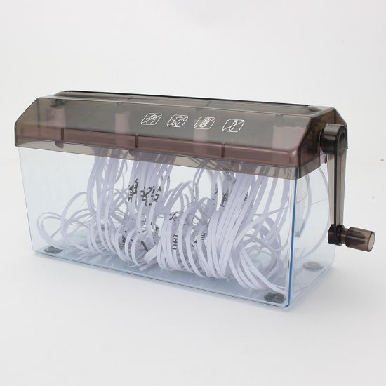 图片 热销碎纸机办公家用迷你手动碎纸机