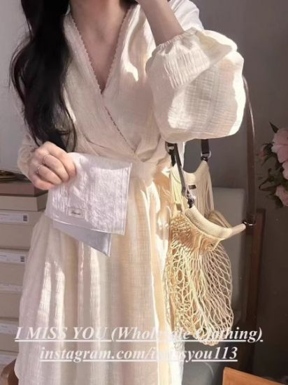 图片 涤纶女式梭织连衣裙